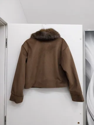 Cappottino foderato con pelliccia