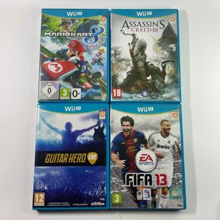 Lotto 4 giochi Nintendo Wii U