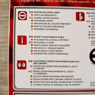 Volante Racing Wheel Wii Nuovo