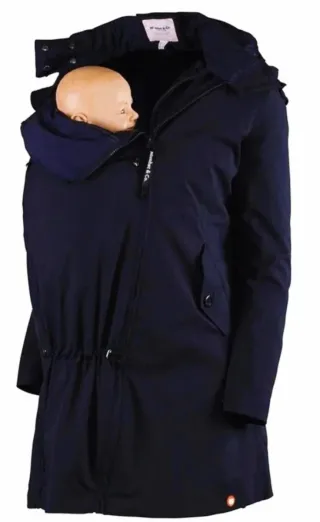 Abrigo de porteo Wombat azul oscuro