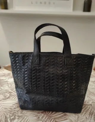Bolso de mano de mujer azul