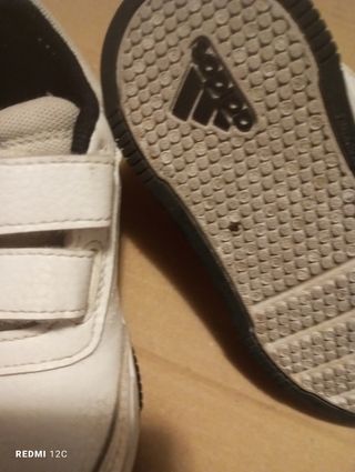 Scarpe Adidas Bambino Bianche Velcro