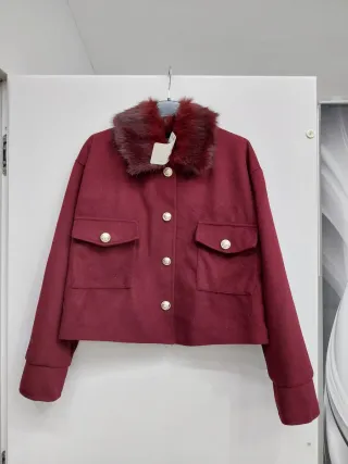 Cappottino con pelliccia taglia unica