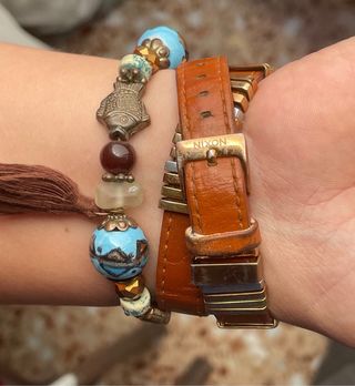 Reloj Nixon Mujer Marrón y Dorado