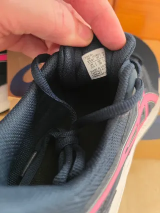 Zapatillas Asics Mujer Azul y Rosa