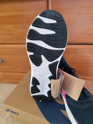 Zapatillas Asics Mujer Azul y Rosa