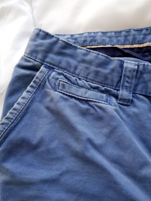 Pull&Bear Vaqueros Cortos Azules