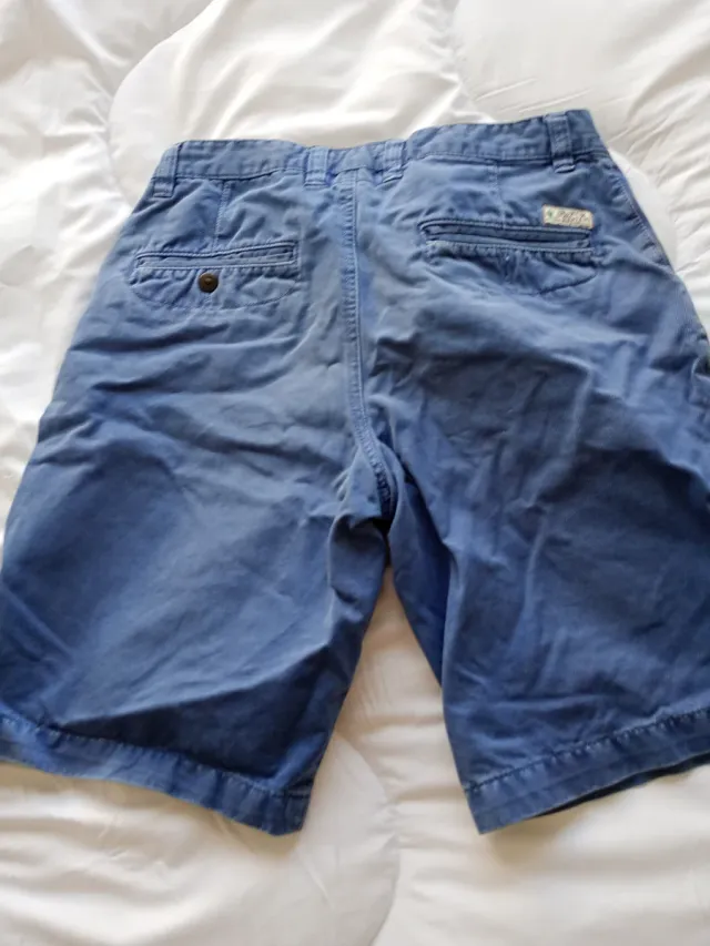 Pull&Bear Vaqueros Cortos Azules