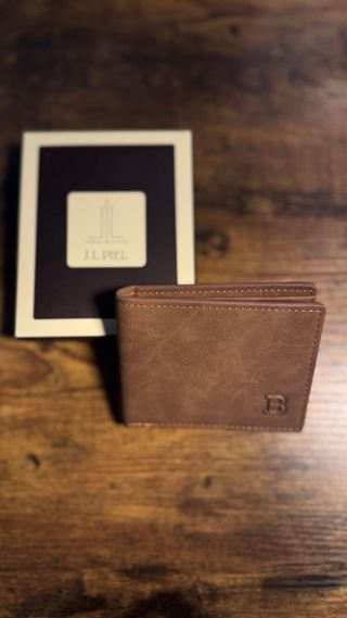 Cartera J.L. PIEL Marrón Hombre