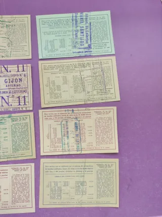 Lotería Nacional Billetes Antiguos