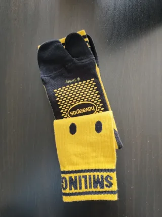 Calcetines Havaianas Dedo Smiley Amarillo