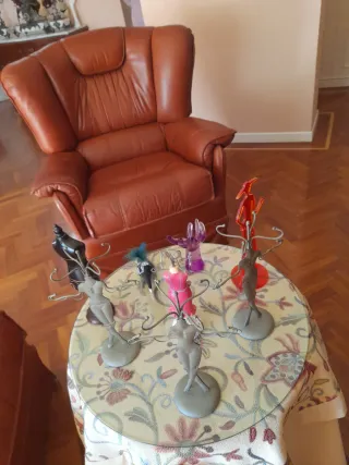 8 expositores de bisutería maniquí