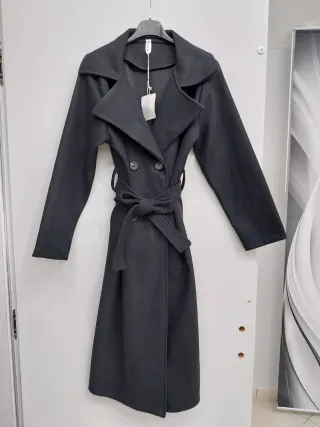 Cappottino lungo nero taglia unica