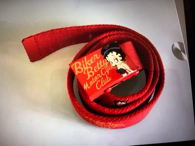 Cintura Betty Boop Rossa Donna