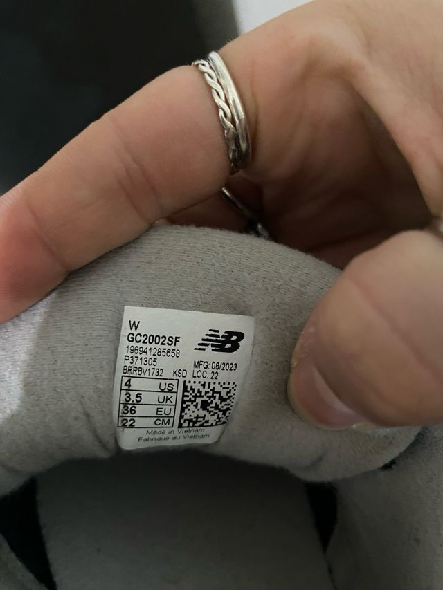 New Balance 2002R Azul Gris Borgoña 36