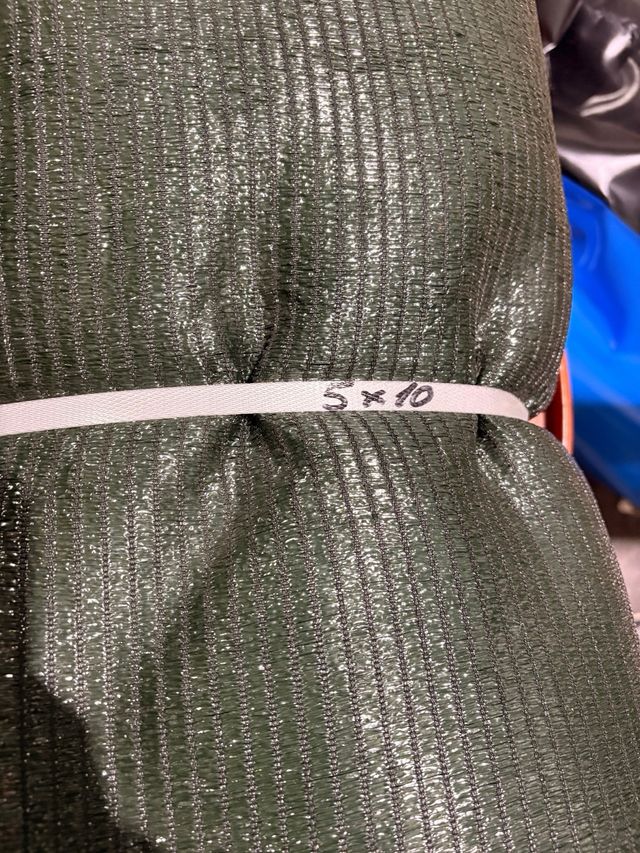 Malla Ocultación y Sombreado 90%. Rollo 5x10m