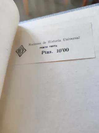 Nociones de història universal