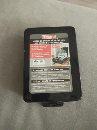 Juego 19 Brocas HSS Cobalto Powerfix