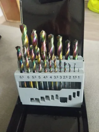 Juego 19 Brocas HSS Cobalto Powerfix