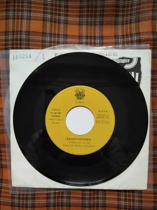 Single Bajas Pasiones - Cerca de ti 1989