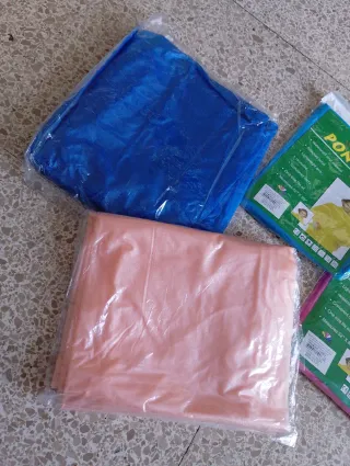 Lote Chubasqueros Poncho (Azul y Rosa)
