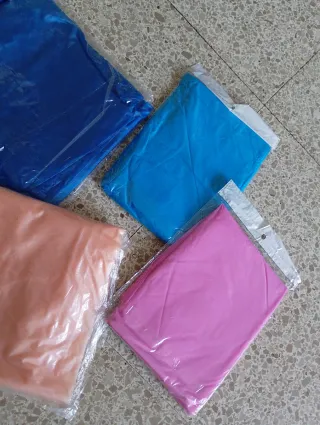 Lote Chubasqueros Poncho (Azul y Rosa)
