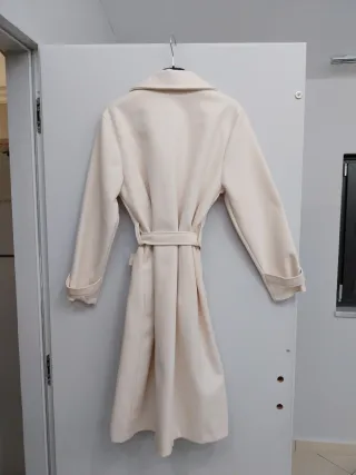 Cappottino lungo beige taglia unica