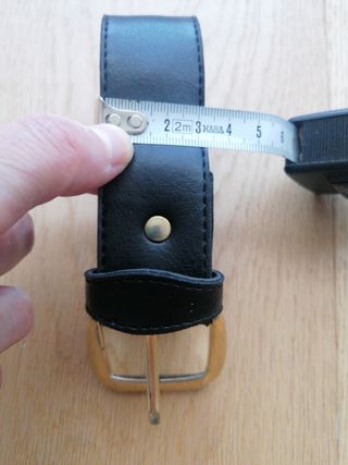 Cinturón mujer negro y dorado