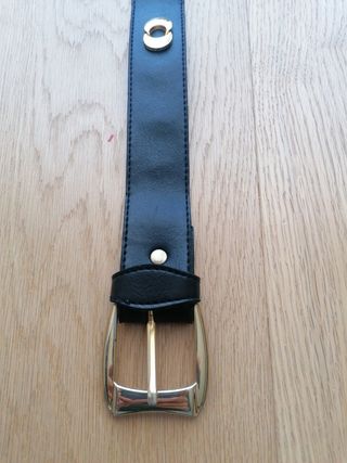 Cinturón mujer negro y dorado