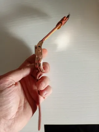 Reloj de pulsera con correa de cuero