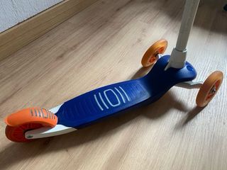 Patinete 3 Ruedas Oxelo Azul/Naranja