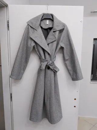 Cappottino lungo grigio taglia unica