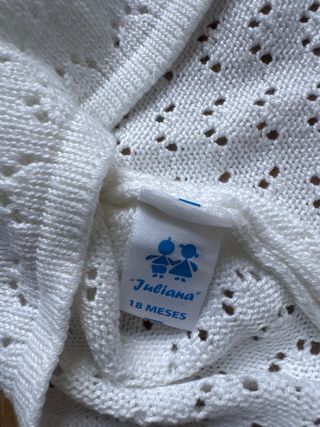 Camiseta interior de niña de punto
