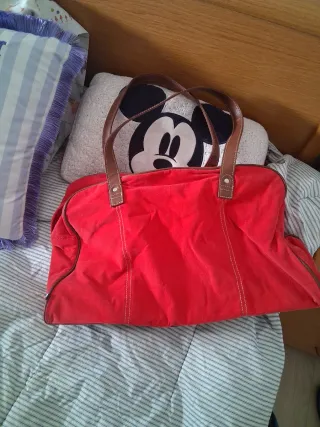 Bolsa de fin de semana Tommy Hilfiger Roja