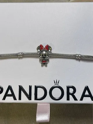 Charm Minnie Mouse Plata 925