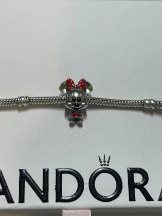 Charm Minnie Mouse Plata 925