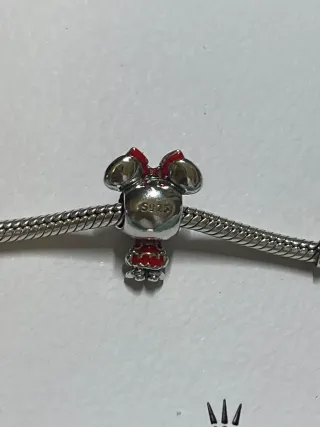 Charm Minnie Mouse Plata 925