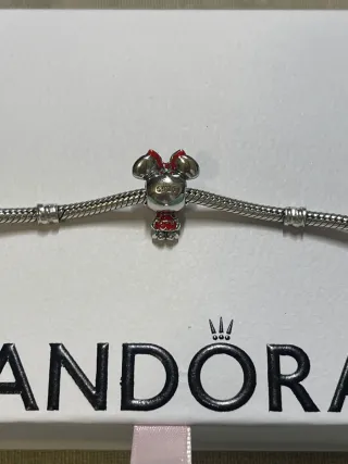 Charm Minnie Mouse Plata 925