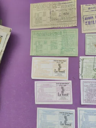 Lotería Nacional Billetes Varios Años