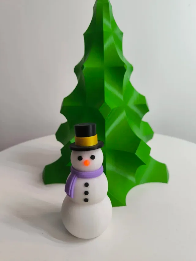 Muñeco de nieve articulado personalizable