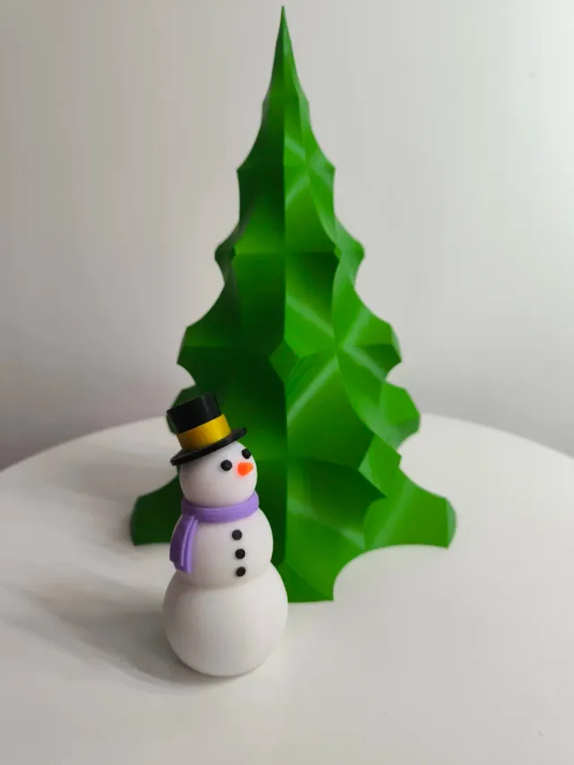 Muñeco de nieve articulado personalizable