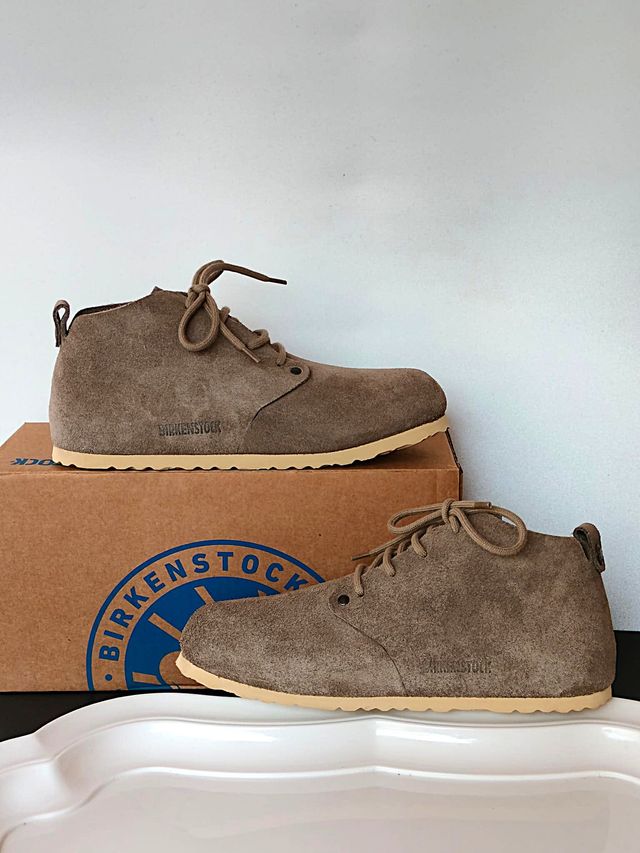 Birkenstock Dundee Scarpe Stringate Beige Tortora