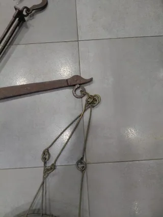 Balanza Romana Antigua 2 Platos