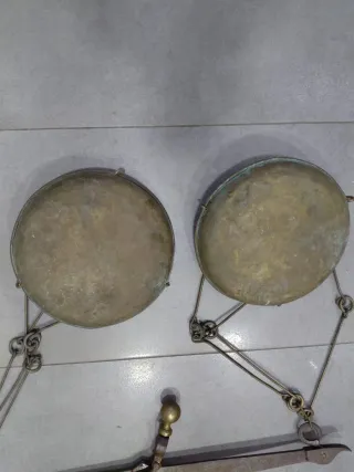 Balanza Romana Antigua 2 Platos