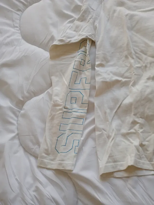 Camiseta Superdry manga larga blanca