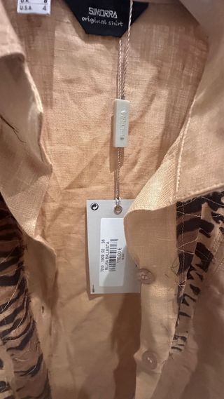 Camisa Javier Simorra Talla M Animal Print