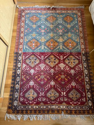 Tappeto in cotone stile etnico