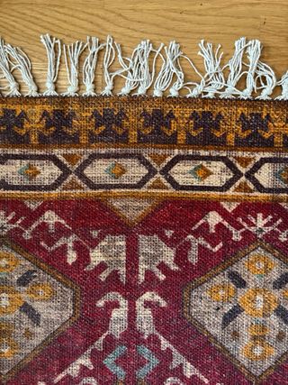 Tappeto in cotone stile etnico