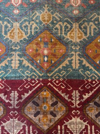 Tappeto in cotone stile etnico