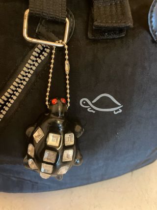 Zainetto Carpisa blu scuro con tartaruga